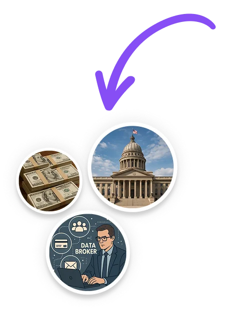 Data sharing overlay